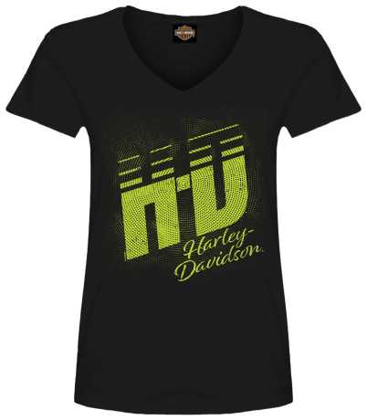 Harley-Davidson Damen T-Shirt High Viz H-D schwarz M