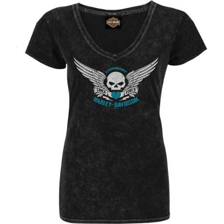 Harley-Davidson Damen T-Shirt Willie Wings schwarz 3XL