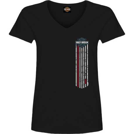Harley-Davidson women´s T-Shirt LC Stripes black XS