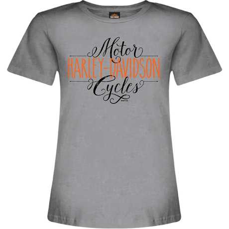 Harley-Davidson Damen T-Shirt Scripts grau S
