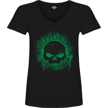 Harley-Davidson women´s T-Shirt Green Burst black 