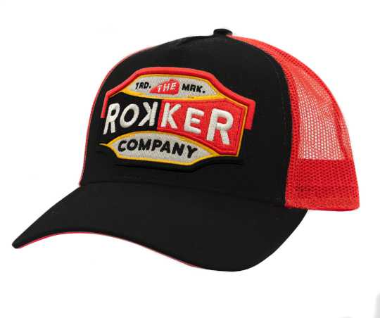 Rokker Rokker Trukker Cap Shield schwarz/rot  - 913240ROK