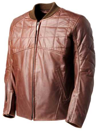 Roland Sands Hemlock Leather Jacket Alder brown 