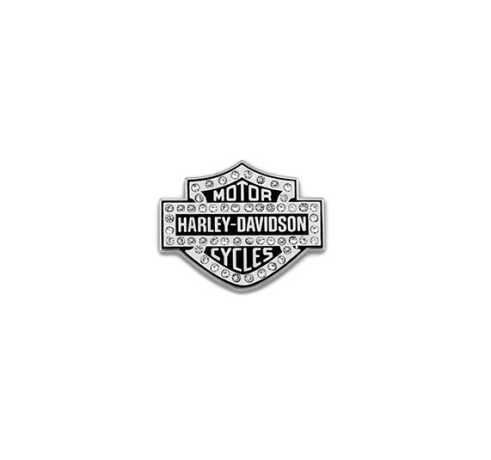H-D Motorclothes Harley-Davidson Pin Rhinestone Text Bar & Shield  - SA8009205