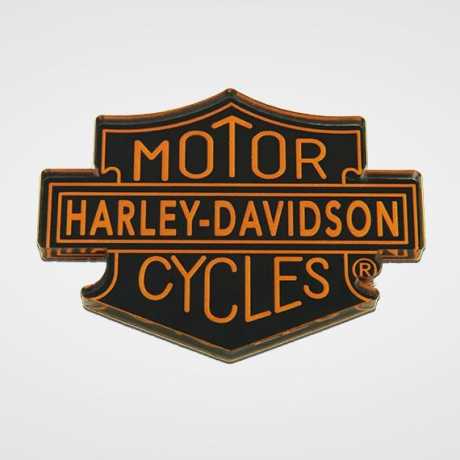 Harley-Davidson Magnet Motorcycles Trademark schwarz/orange 