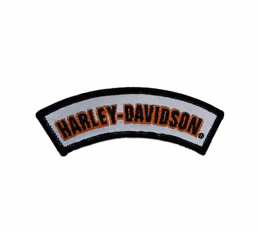 H-D Motorclothes Harley-Davidson Patch Reflective Rocker black  - SA8011659