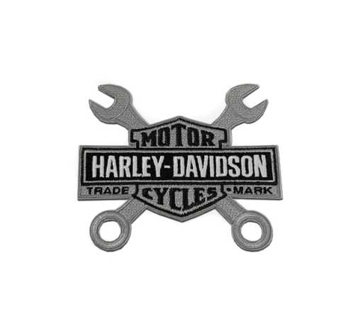 H-D Motorclothes Harley-Davidson Patch Bar & Shield Wrenches black/grey  - SA8011888