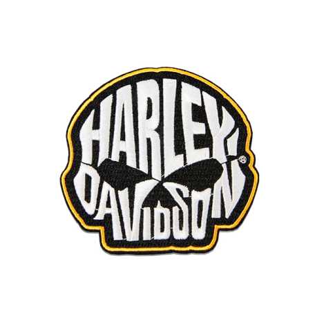 H-D Motorclothes Harley-Davidson Patch Willie G Skull Text  - SA8012915