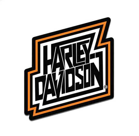 H-D Motorclothes Harley-Davidson Aufnäher Orange Lightning  - SA8015756