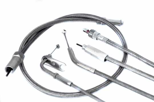 Stainless steel throttle cable up 