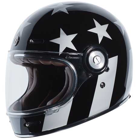 Torc Helmets Torc T-1 Retro Integralhelm Captain Vegas schwarz ECE L - 91-6167
