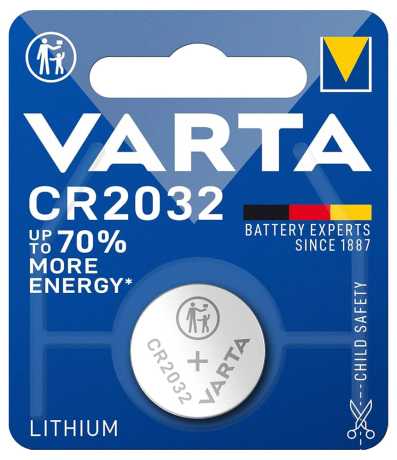 Varta Varta Batterie Knopfzelle CR2032 20x3.2mm 230 mAh  - 1566785