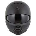 Scorpion EXO Combat II Helmet solid black matt  - 182-100-10