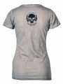Thunderbike Women's T-Shirt Death´s Head grey  - 19-11-1073V