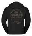 Thunderbike men´s Zip Hoodie Handcrafted black  - 19-40-1421