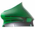 Klock Werks Kolor Flare Sport Windschild 6" grün  - 23100784