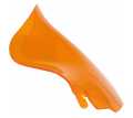 Klock Werks Kolor Flare Sport Windschild 6.5" orange  - 23100815