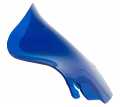 Klock Werks Kolor Flare Sport Windschild 6.5" blau  - 23100819