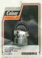 Colony Fork Tube Cap chrome  - 35-162