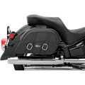 Saddlemen Throw-Over Saddlebag Slant Jumbo Black  - 35010320