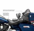 Adjustable Rider Backrest Comfort Stitch Style  - 52423-09A