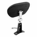 Mustang Driver Backrest 12" x 7" smooth, black  - 537121