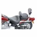 Mustang Wide Touring Solo Seat with Backrest 17.5", black  - 537256