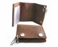 Amigaz Vintage Brown Leather Trifold Wallet  - 563411