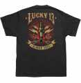 Lucky 13 Amped T-Shirt Black  - 566453V