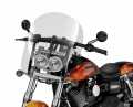 Harley-Davidson Quick-Release Compact Windshield 19" clear & black Braces  - 58617-09