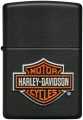 Zippo Harley-Davidson Lighter Bar & Shield 3D black matte  - 60.005.829