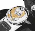 Harley-Davidson Tankkonsolenklappe Live to Ride Gold  - 61335-09A