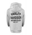 Harley-Davidson Kinder Hoodie Genuine grau  - 6570215V
