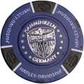 Harley-Davidson Poker Chip blue - 69704