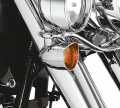 Harley-Davidson Turn Signal Trim Rings Bullet Front or Rear, Amber Lenses  - 69756-05