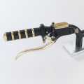 Kustom Tech Deluxe Brake Master Cylinder 14mm black with polished brass lever&cover  - 88-8963