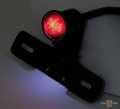 Shin Yo LED Taillight Old School Type 6, Black, Red Lens,  - 89-0771
