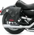 Harley-Davidson Black Standard Line Throw-Over Compact Saddlebags  - 90201769