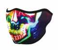 ZANheadgear Half Face Mask Neoprene Electric Skull  - 91-5928