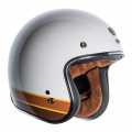 Torc T-50 3/4 Open Face Helmet Iso Bars Gloss White  - 91-6128V