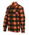 MCS Lumberjack flannel shirt checkered orange/black XL - 925359