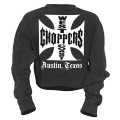 West Coast Choppers women´s Sweatshirt Og Crop Black XXL - 946748