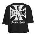 West Coast Choppers Damen T-Shirt OG Crop schwarz XXL - 946768