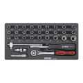 Sonic Combination Socket Set 1/4'' 32-Piece  - 951879