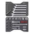 Sonic 1/2'' Socket/Wrench Combination Set 34-Piece  - 951882