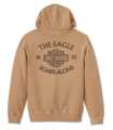 Harley-Davidson Hoodie Eagle Soars Alone Slub Tan braun  - 96002-25VM