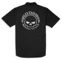 Harley-Davidson Shirt Men's Willie G Skull Mechanics black  - 96060-22VM