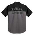 Harley-Davidson men´s Shirt Staple Colorblockgrey/black  - 96152-23VM