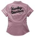 Harley-Davidson Damen Zip Shirt Artisan Dusky Orchid Purple  - 96269-23VW
