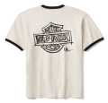 Harley-Davidson T-Shirt Willie G Sketchy Bar & Shield Ringer off-white XXL - 96273-25VX/022L